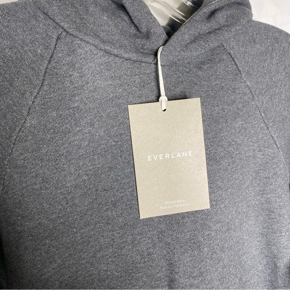 Everlane The Track hoodie size M Organic Cotton NEW - Picture 5 of 11